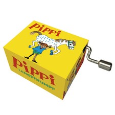 Kurbelspieldose hej pippi - "hej,,