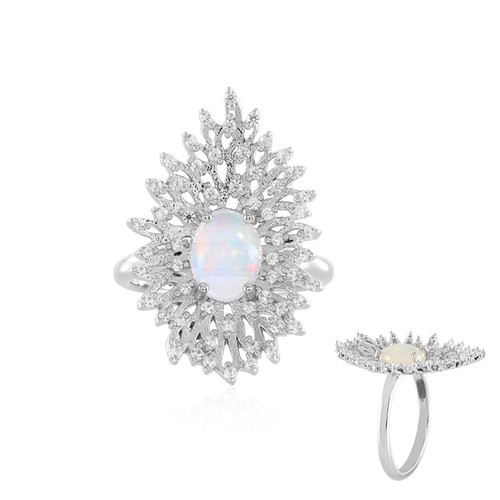 Cavill opal ring - 0,735ct, oval