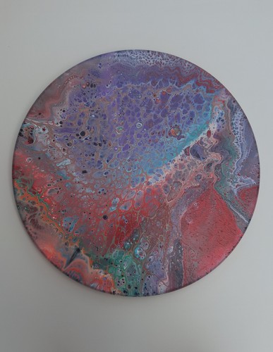 Handarbeit gemälde fluid art - fluid,