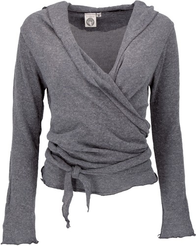 Wickelshirt baumwollstrick - wickelshirt,,