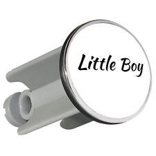 Waschbeckenstöpsel Little Boy Schriftzug 4cm Stopfen Geschenkidee Souvenir Präse