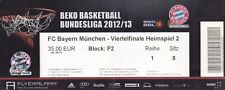 Sammler-Ticket FC Bayern München Basketball - Play-Off-Viertelfinale 2012/2013