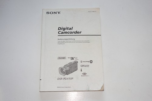 Sony dsr pdx10p - sony,