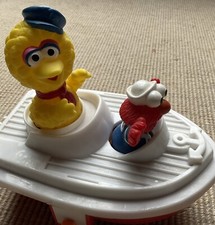 Sesamstrasse Tyco Figuren Boot Big Bird Bibo Elmo Jim Hanson 1995 Sammlung