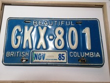 orig. Nummernschild Kanada