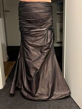 Abendkleid ( Rock+TOP ) Aubergine , Top schwarz  Größe 38/40