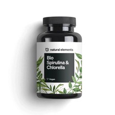 Bio Spirulina & Chlorella Tabletten - 500  Tabletten_für 1 Monat