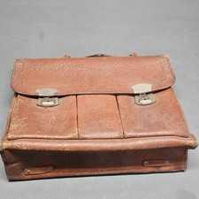 Alte  DDR Ledertasche Schulranzen 1960 er Leder