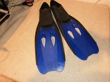 Flossen Taucher - Schwimmflossen Kinder EU Gr. 36 - 37 (23,5 cm) blau GUT! (137)