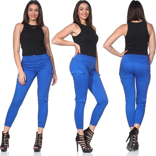 Damen cargohose skinny - damen,