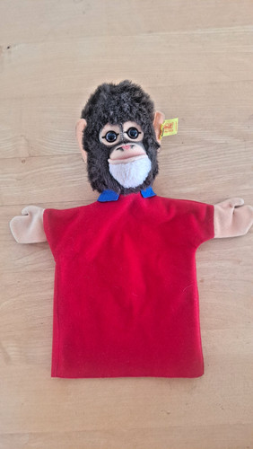 Steiff handpuppe schimpase - handpuppe, nr