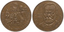 Frankreich France - 10 Francs 1985 - Victor Hugo 1885-1985