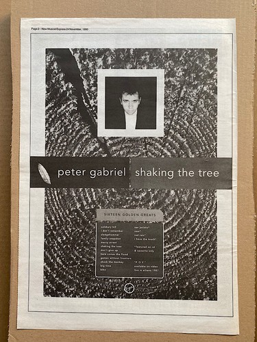 Peter gabriel shaking the - shaking, tree