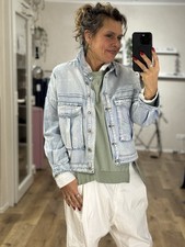 Sexy Woman Kurze Jeans Jacke