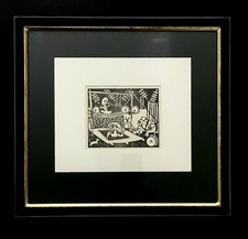 RICHARD SEEWALD Holzschnitt