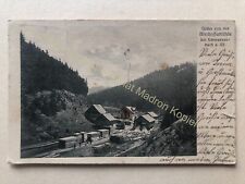 AK Gruss Bischofsmühle bei Schwarzenbach am Wald, Landkreis Hof,um 1905 Sägewerk