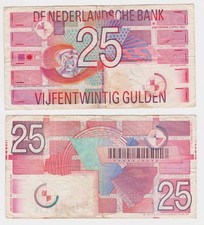 25 Gulden Banknote Niederlande