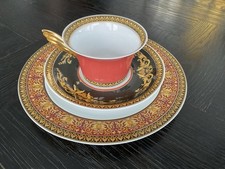 Rosenthal Porzellan 3 Teiliges Tee Gedeck Versace Medusa Rot 2 Wahl 