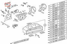 Mercedes Benz W201 190 W124 W126 T10 Tachobeleuchtung Birnen Fassung Original