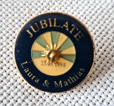 kleiner Metallkreisel  2,7 cm Durchmesser  -  1995