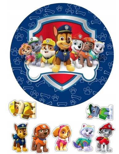 Paw patrol essbar - paw, party