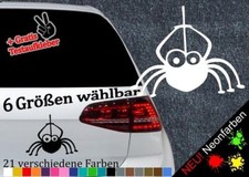 Spinne Aufkleber 6 Größen 21