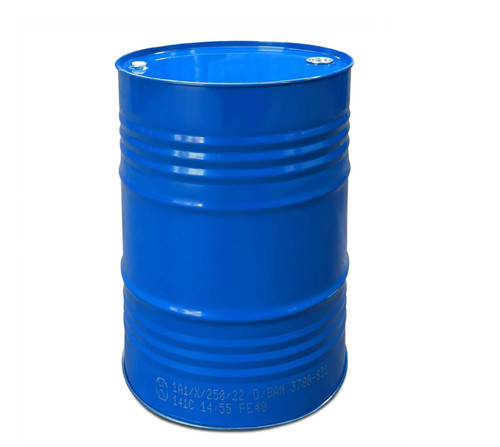 Stahlfass 216 liter - liter, blau