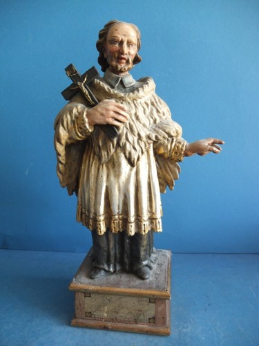 Uralte geschnitzte holzfigur - geschnitzte,