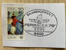 Sonderbriefmarke Saarbrücken Oskar Schlemmer Europa 1976 Deutsche Bundespos S463
