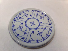 Indisch blau-Strohblume 1  Kannenuntersetzer 17 cm