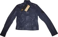 Belstaff NEU Six Days Bikerjacke Wachsjacke blauviolett ital. Größe 46/40