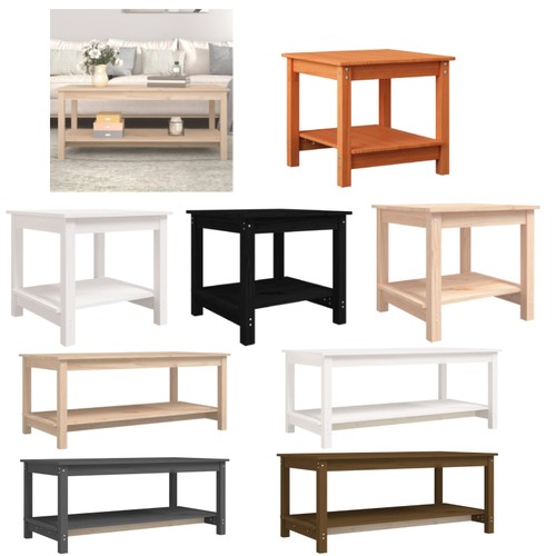 Couchtisch massivholz kiefer - couchtisch,