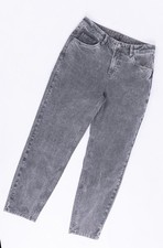 PURPLE LILY JEANS BLUEBELL IVY A306  GRAU NEU B WARE FEINCORD MOM FIT CROPPED