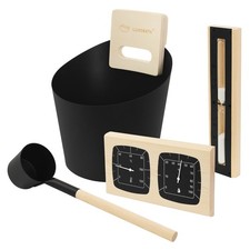 Saunazubehör set aluminium - saunazubehör,