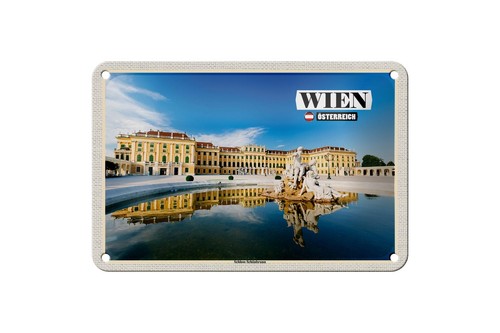 Blechschild reise wien - blechschild,