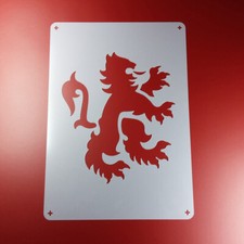 A4 Schablone Löwe Heraldik