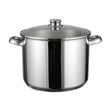 Edelstahl Kochtopf mit Glas