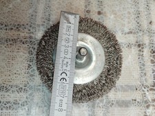 Drahtbürste 75mm , Stärke 10   mm / Bohrmaschine Stahldraht Rundbürste NEU