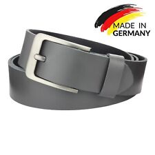 Gürtel Leder Grau 4cm breit