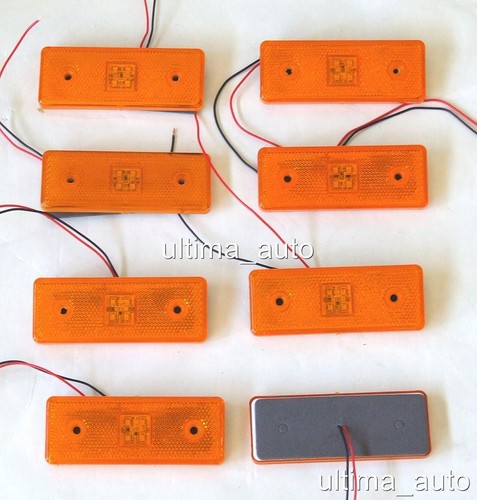 Led stück 12v amber - led, 8