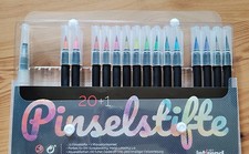 Pinselstifte Set 15 Aquarell Farben + 1 Wassertankpinsel, Brush Pen