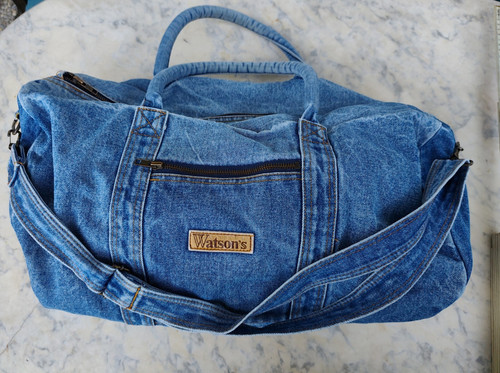 Vintage jeans reisetasche - jeans,