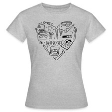 Zahnarzt Zahnarzthelferin Zahnarztpraxis Herz Zähne Frauen T-Shirt