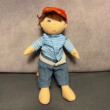HABA Plüsch Puppe Matze mit Cappy Kappe Junge Lilli and Friends 2142 ca. 30 cm