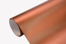 12€/m² CHROM MATT FOLIE - BRAUN BRONZE  blasenfrei Autofolie selbstklebend NEU