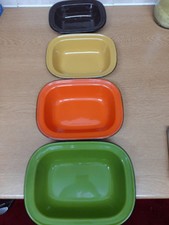 4 Vintage Emaille Schalen 