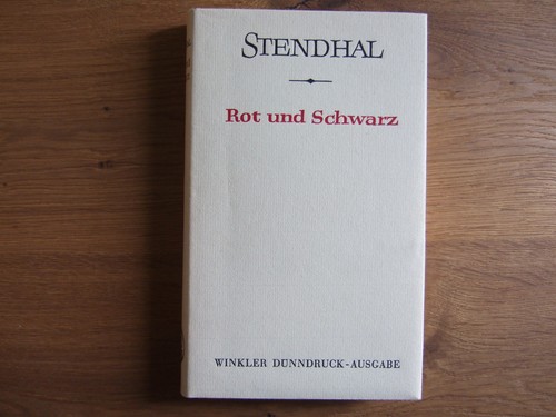 Stendhal rot und schwarz - rot,