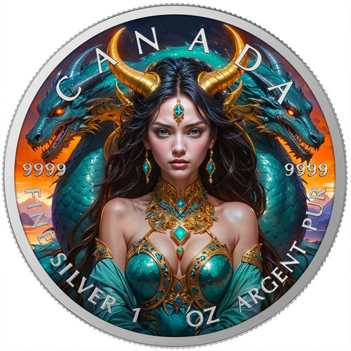 Unze 999 silber frau mit - unze,