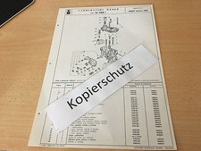 Fiat 500 Nuova,  Weber Tipo 26 IMB 1 Vergaserplan