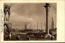 Künstlerkarte Kunstverlag Wolfrum ~1910 Maler CANALE "Ansicht von Venedig" Italy